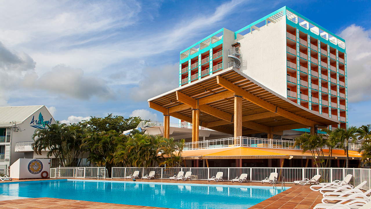 hebergement-hotel-arawak vue exterieure guadeloupe