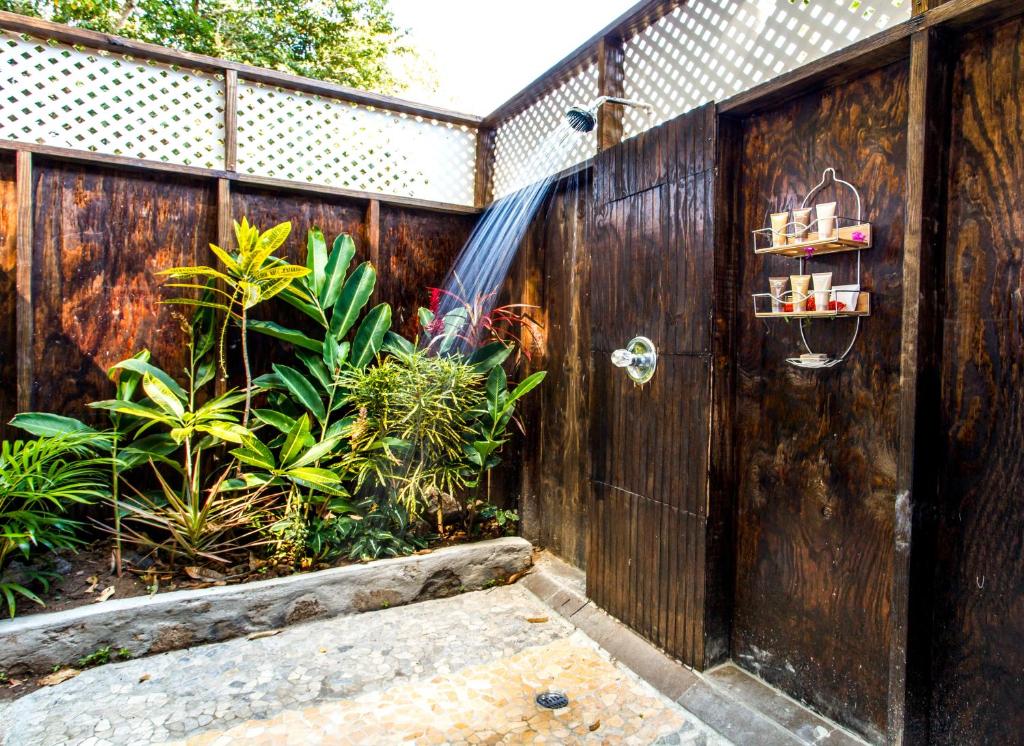 hebergement fond-doux-plantation-salle de bain exterieure dominique