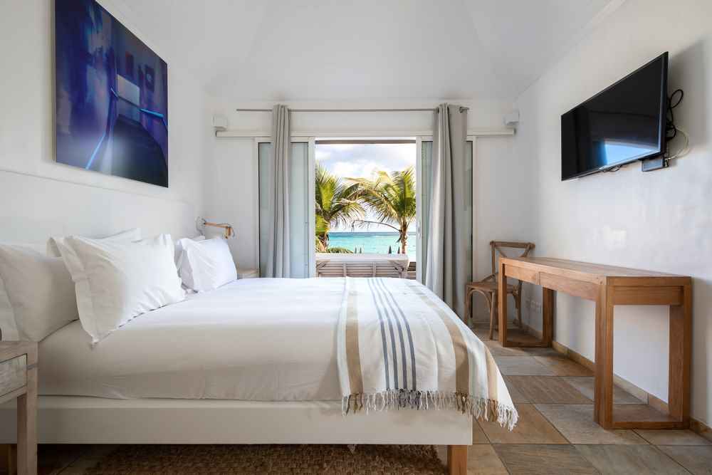 hebergement pearl-beach-hotel-villa-chambre vue mer saint barthelemy
